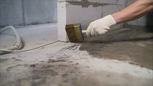 SJ Waterproofing Pros Waterproofing coverage map for Van Dyne, WI and surrounding area